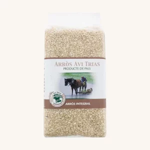 Arros Avi Trias 1 kg brown rice integral front